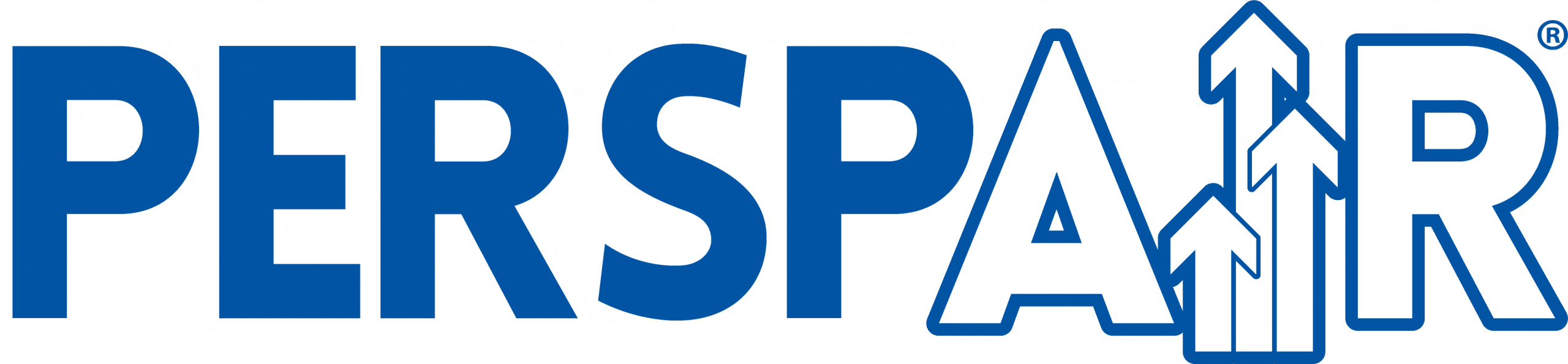 Logo Perspair con r trasparente
